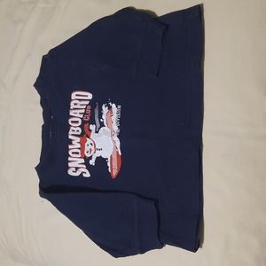 Snowman snowboard shirt 18 months
